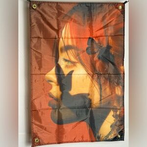Billie Eilish Banner Tapestry (polyester) 3x2Ft. With 4 Grommets